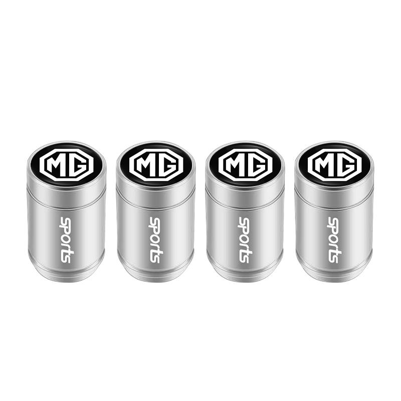 4 Piezas 4 Piezas Tapa de Válvula de Neumático de Rueda de Coche Estilo 3D Tapa de Vástago Accesorios Para Morris Garages ZS HS MK2 MG Rx5 ZST MG3 MG5 MG6 MG7 GT GS ZX