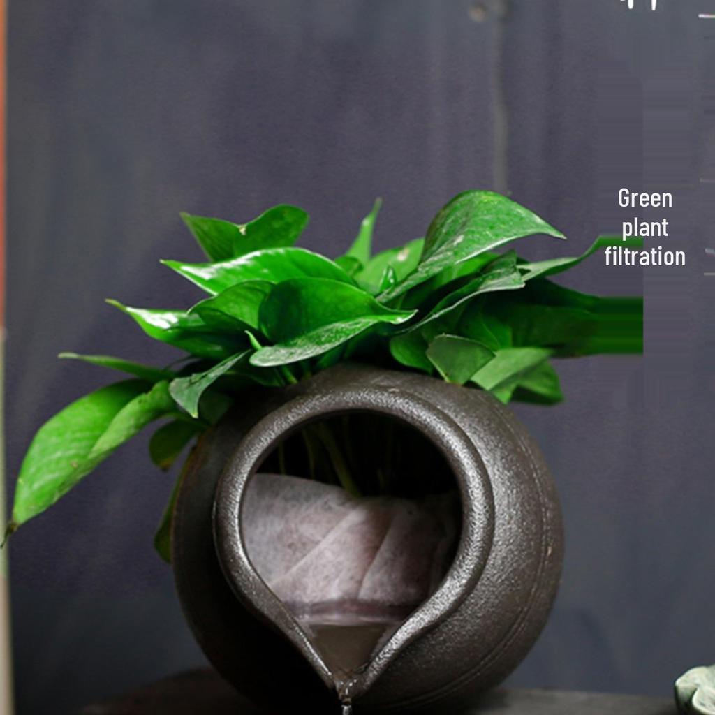 Eco-Friendly Ceramic Fish Tank Water Feature & Garden Ornament Filter