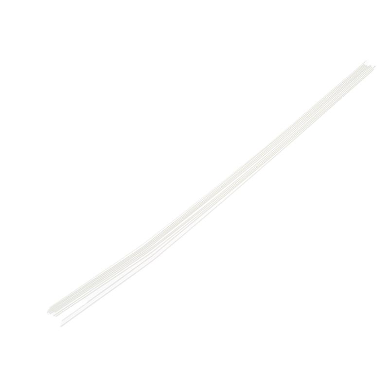 ABS Model Making Rods 50Pcs 05 08 1 15 2 25MM Solid Plastic Tubes Bars For Creative Craft Hobby Projects Assembly