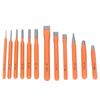 12PCS Roll Pin Punch Chisel Set Multiple Size Punch and Chisel Removing Repair Tool DIY Tool for