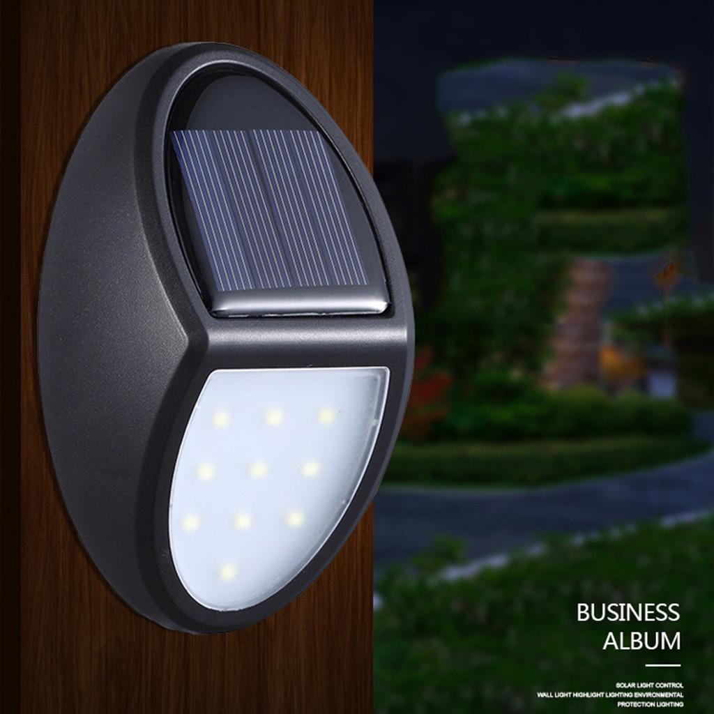 Solar Energy 10LED Garden Fence Lamp Corridor Wall Lamp Induction Lamp