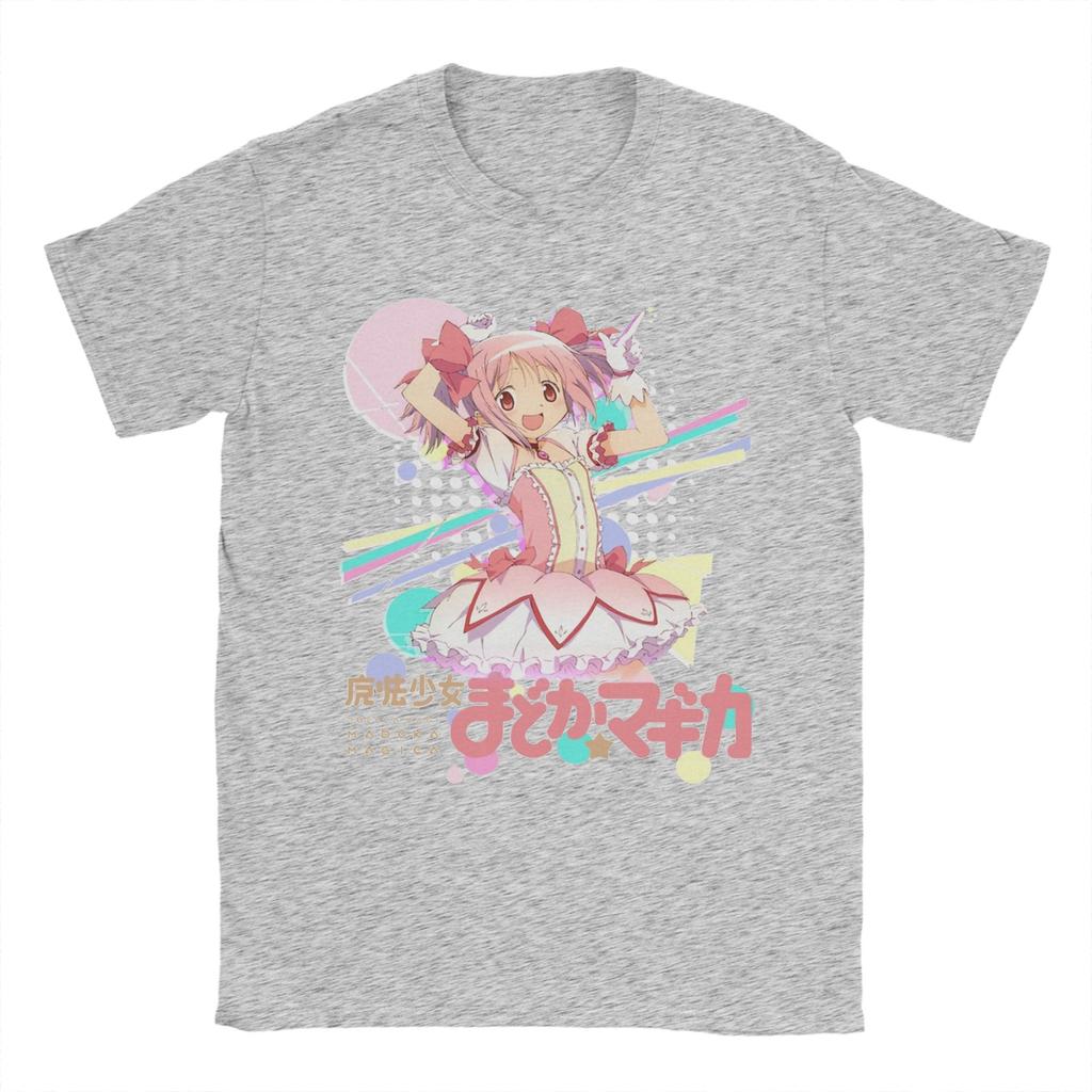 Mahou Shoujo Madoka Trička Unisex Puella Magi Madoka Magica Anime Čistá Bavlna Tričko Kulatý Výstřih Krátký Rukáv Trička Oblečení