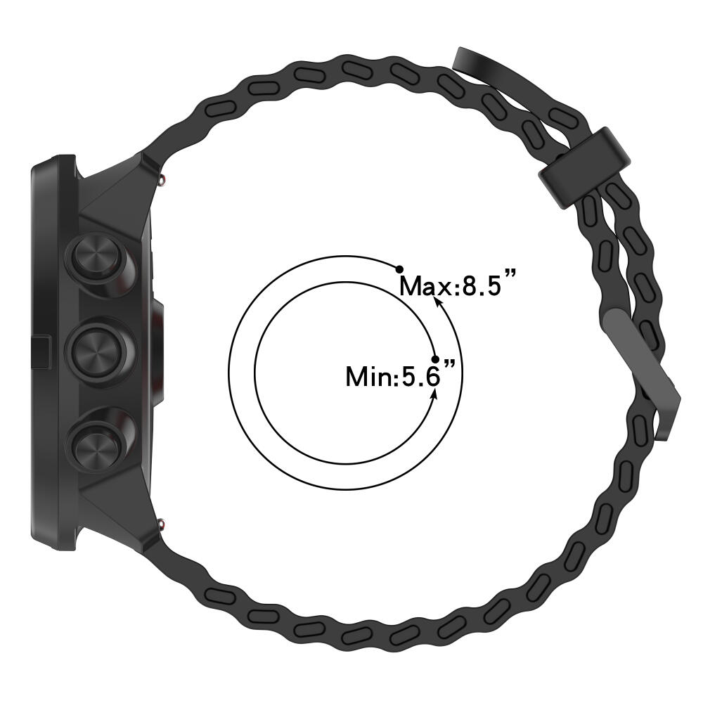 22mm Breathable Sport Silicone Bracelet For KOSPET TANK T3 M3 Ultra Watchband Strap For KOSPET TANK T2 T3 M2 M3 Correa Band