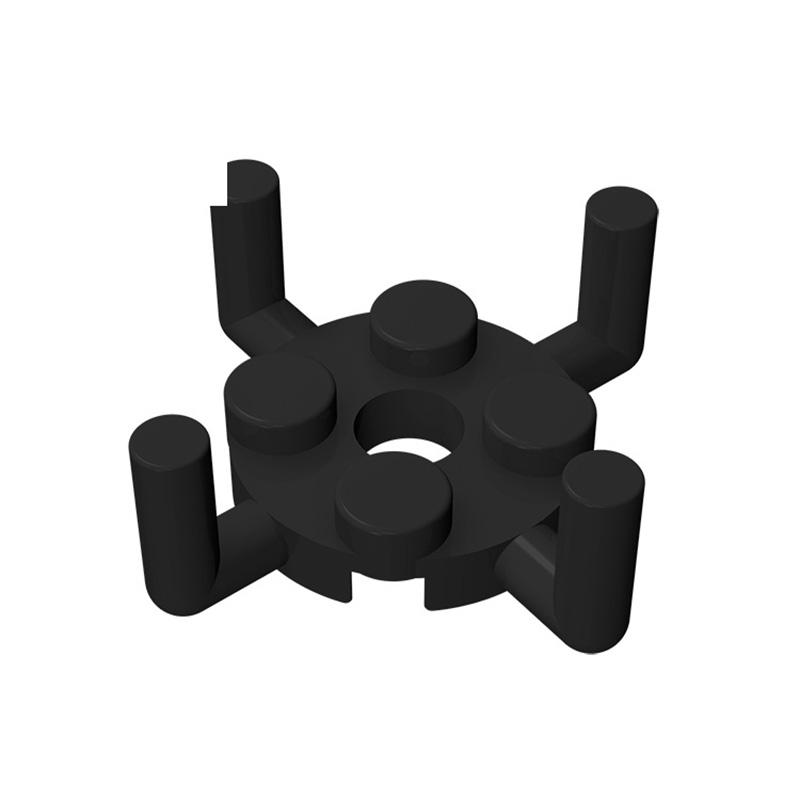 

Non-Toxic Moc 10Pcs 98284 Round 2X2 With Pin Holes Building Blocks Kit Plate 4 Bars Bricks Particle Diy Toys Children Birthday Xmas Gifts