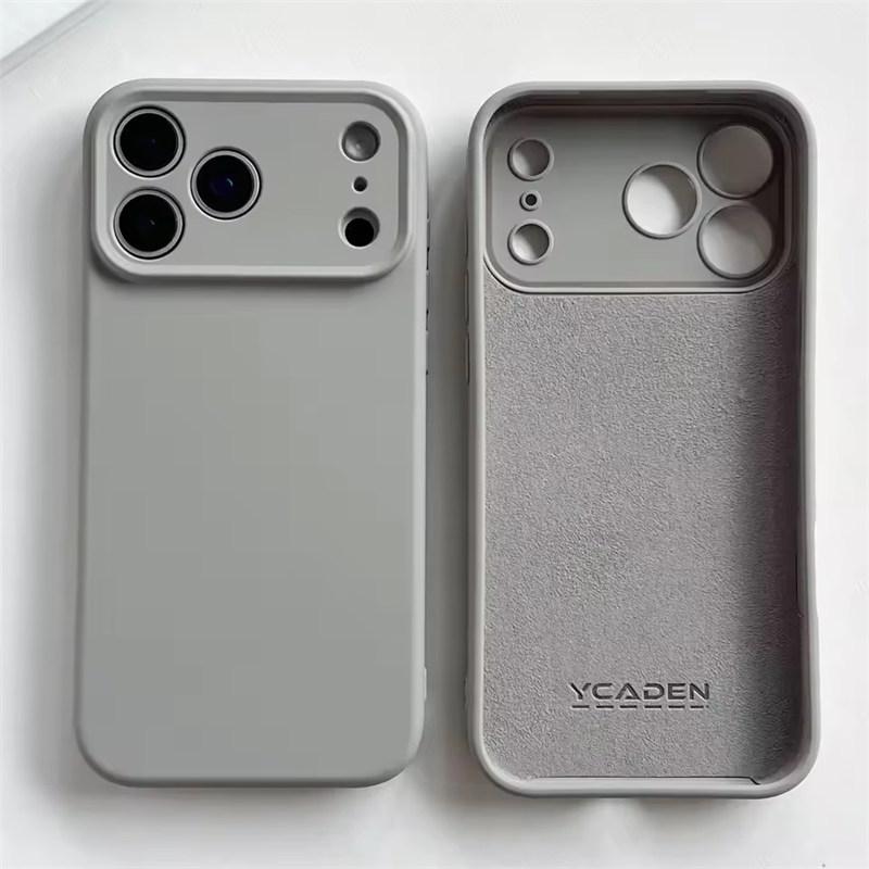 TPU Shockproof Cover For iPhone 17 16 Pro Max For iPhone 17Air 16E 15 14 13 12 Pro Max Plus Case Liquid Silicone TPU Protect Case