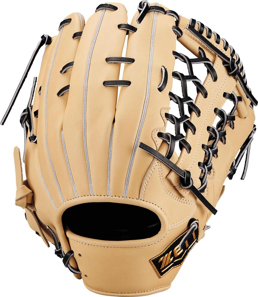 ZETT Winning Road Softball Pastel Brown x Black Size 7 Glove, All-Around, Left-Handed Throw, (3219), (BRGB33530F)
