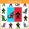 Godzilla Exterminador Pioneiro Batalha King Kong Anel Reutilizável Dupla Face Para Diversão Infinita