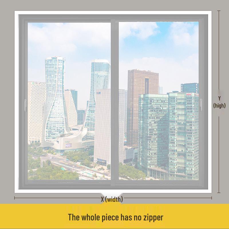 Windproof Winter Window Insulation Film: Cold Protection, Anti-Freeze Plastic Curtain for Balcony