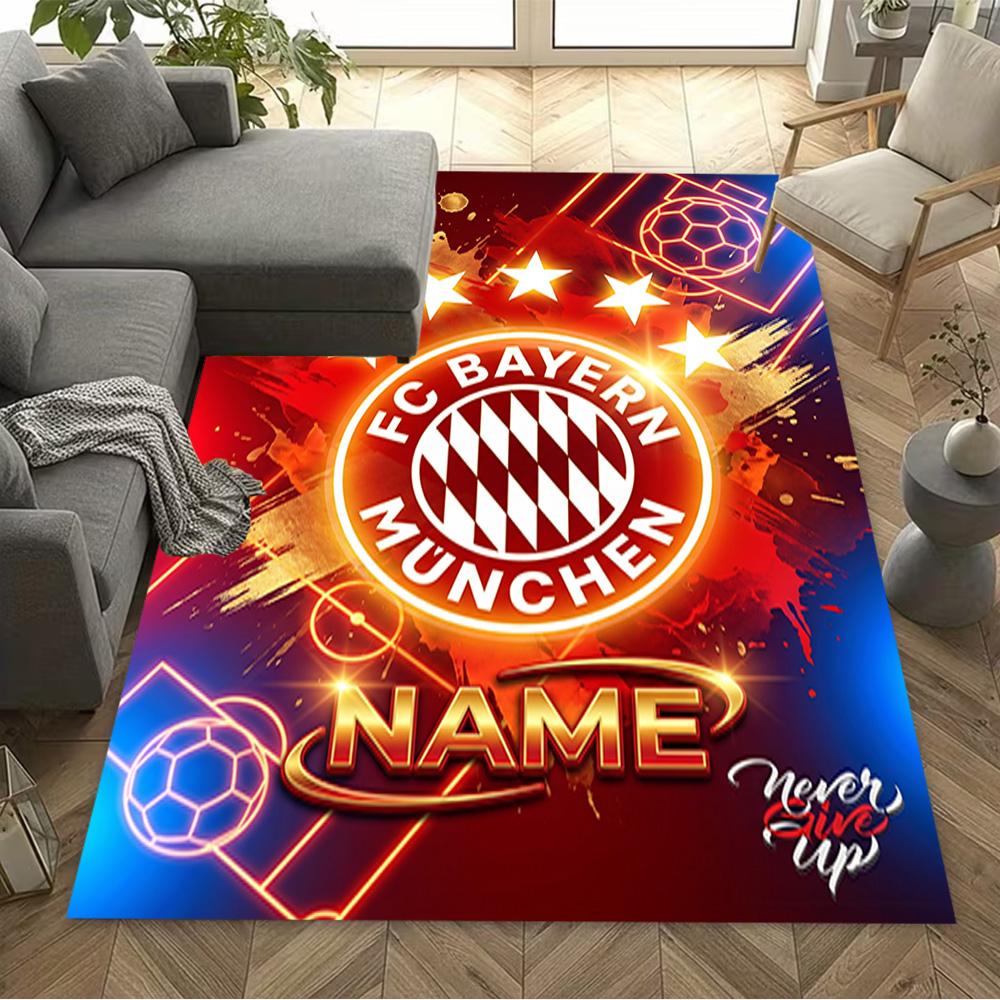 Bayern Munich Fan Gear Floor Mat Suitable for Living Rooms Study Room Decorate Room Dormitory Antislip Carpet Office Home Decor