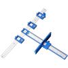 Cabinet Hardware Jig Adjustable Punch Locator Tool,Drill Template Guide Tool, Drilling Holes for Installation of Doors Drawer Handles Knobs Pull.