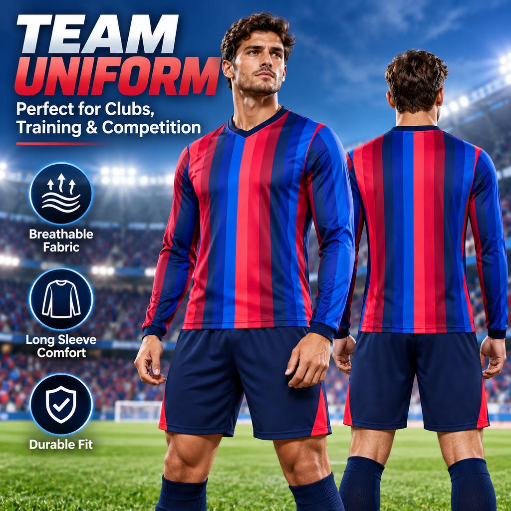 Soccer Uniform 2 Piece Set for Kids and Adults for and