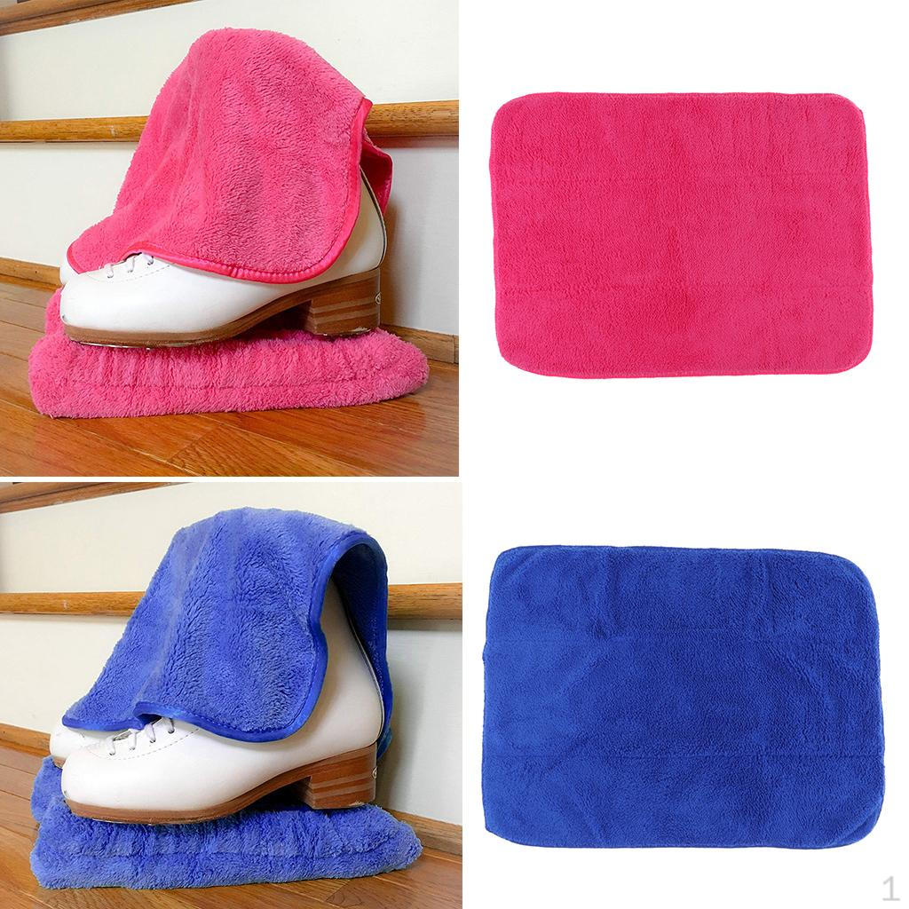 Microfiber Skates & Cloth Cover Wiper Wrap Blue