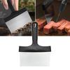Stainless Steel Griddle Scraper with Handle BBQ Cleaning Shovel Flat Top Grill Scraper Outdoor Barbecue Turners