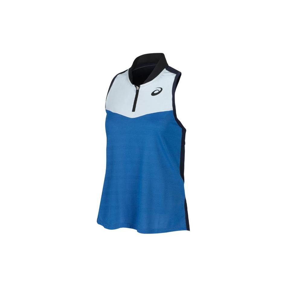 

New Asics Sport Vests Women s Blue/Navy Blue 2042A249-410 M