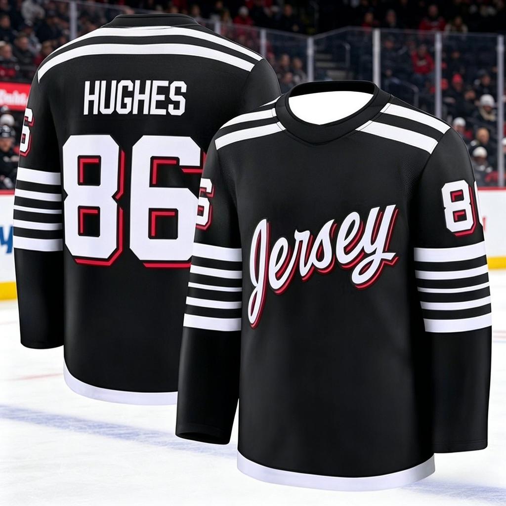 2026 New Jersey Man's New Ice Hockey Training Suit - 3D Printed, Breathable, Moisture-wicking Long-sleeved Top Family