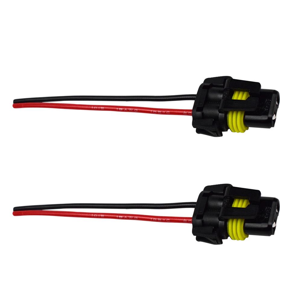 2-10Pcs 9005 HB3 9006 HB4 Female Adapter Wiring Harness Sockets Wire Connector for Headlight Fog Lights