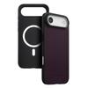 MELKCO For iPhone Air Case Compatible with MagSafe Ultra Thin Genuine Cow Leather + PC Phone Cover