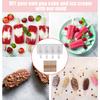 14 Pcs/set Silicone Diamond Popsicle  Mold Set Shaper For Cake Chocolate