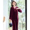 New Chinese Style Velvet Two-Piece Set