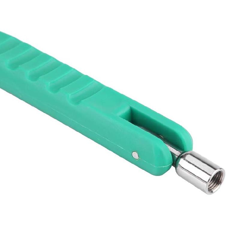Acouto Tire Valve Stem Puller Tool Tire Valve Stem Puller Installer Tool Quick Remover Tire Repair Installer No Scratch Green Tire Valve Stem Puller
