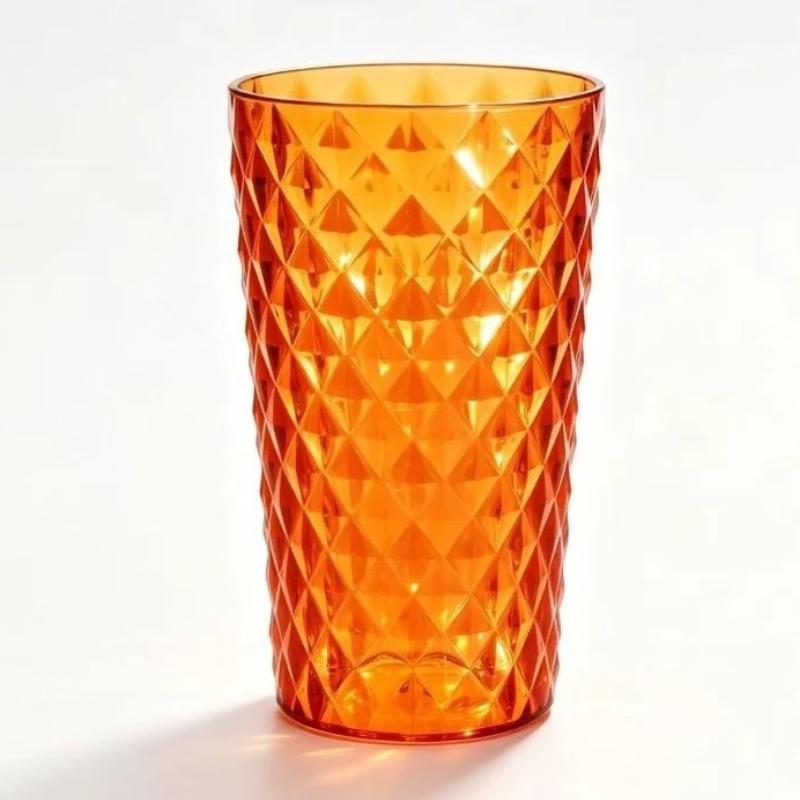 New Large Capacity Plactic Drop-Proof Cups Colorful Drinking Glasses Unbreakable Bar Juice Cup Coffee Tea Cup Toothbrush Cup