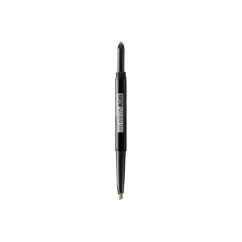 Набор Maybelline + серый Два натуральных карандаша для бровей - пудра для бровей темно-коричневая 0,5 г карандаш для бровей 0,15 г коричневый