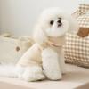 Pet Dog Two-legged Sleeveless Fleece Lapel Sweater Small Dog Clothes