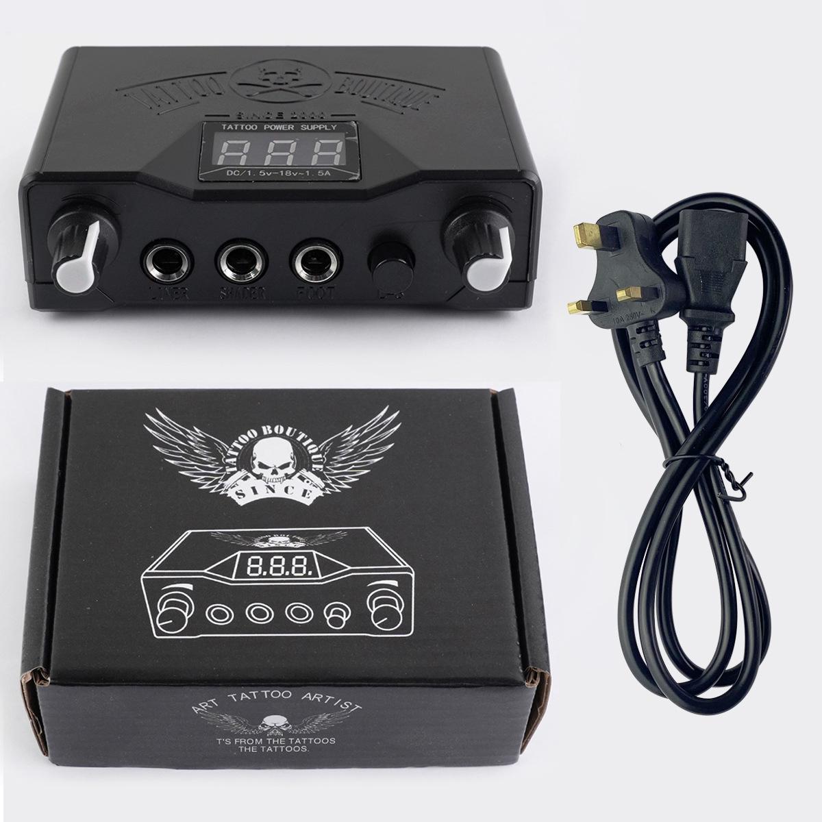 

Блок питания для тату Ou Liang с черепом в двух тонах и ножной педалью