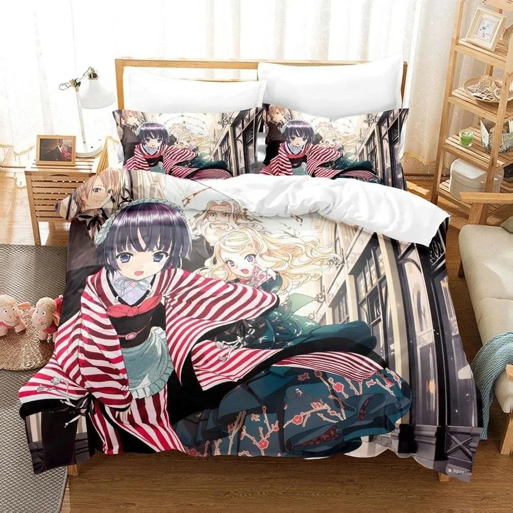 Comforter 3D Anime Croise In A Foreign Labyrinth Bedding Set Single Twin Full Queen King Size Bed Set Adult Kid Bedroom S