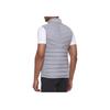 Asics Solid Color Outdoor Casual Sports Zip-Up Stand Collar Warm Down Vest Men Vests Gray 2031E441-020