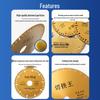 Angle Grinder Saw Blade for Cutting Iron, Metal Alloy, Stainless Steel & Diamond Grinding
