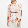 Jordan T Shirts Men's Orange Crew Neck Moderate Straight Fit CW1146-100