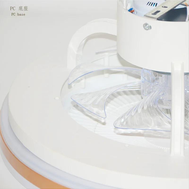 50CM Ceiling Fan With Led Light Remote Control Smart Bluetooth Speaker Ceiling Lamp Chandelier RGB Starlight For Home Room Decor