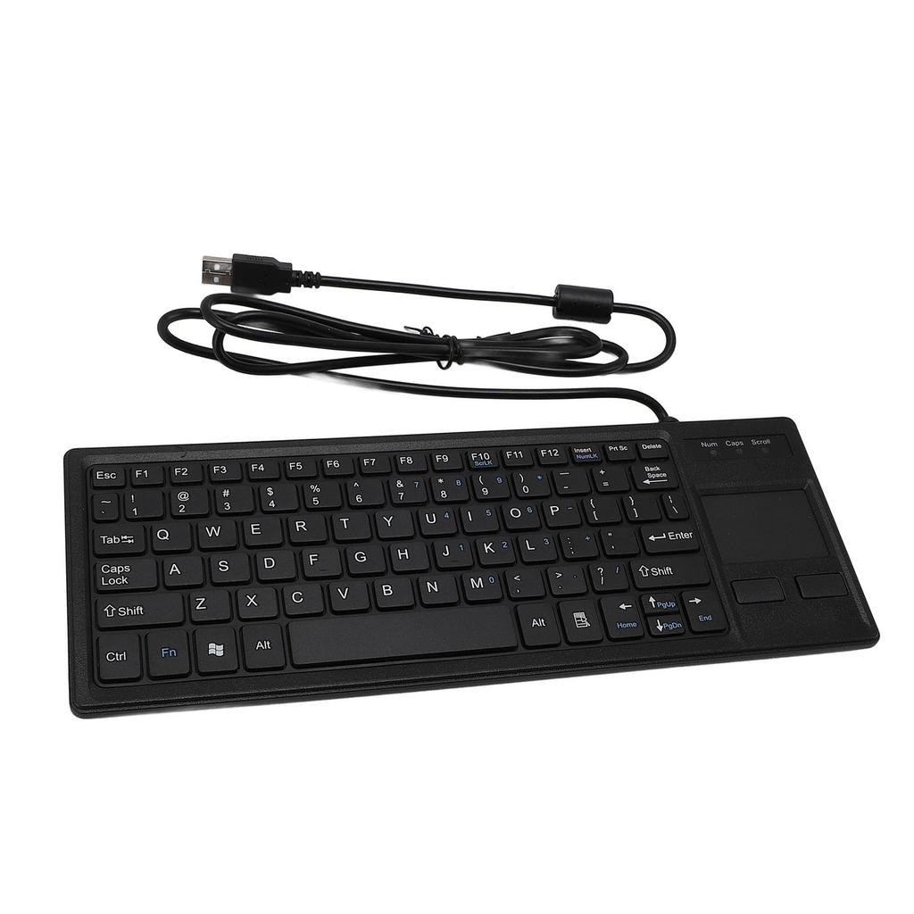 Mechanical USB Keyboard Water Resistant Integrated Touch Industrial Keyboard with Touchpad for Laptop Notebook PC
