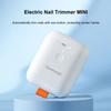 Elektryczny Trymer do Paznokci Automatyczne Obcinaczki do Paznokci z Lampką i Schowkiem na Obcinane Paznokcie Ładowane przez USB