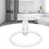 Bathroom Towel Holder Aluminium Alloy Space Saving White Elegant Style Washroom Hand Towel Rings For Hotel