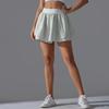 Cool Feeling, Sun Protection, Casual Tennis Skirt, Slimming, Sports Training, Inner Pocket, Anti Glare, Yoga And Fitness Skirt