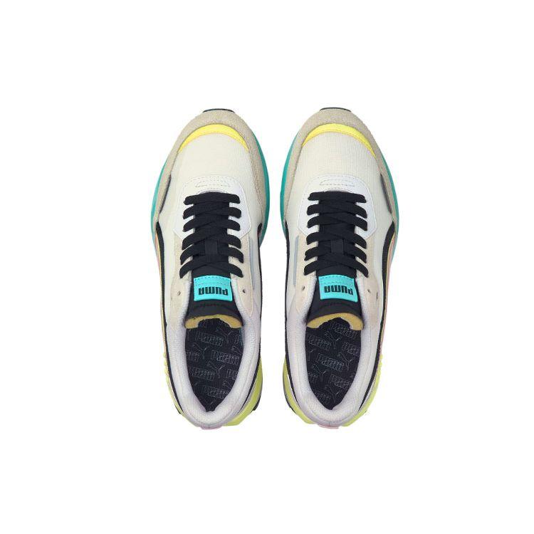 Puma City Rider Weiß Petrol Rosa Unisex Sneaker 382044-05