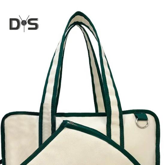Tennis-Tragetasche für Damen, Tennisschlägertasche, geräumige Padel-Tasche, verstellbare Pickleball-Sporthandtasche für 2 Schläger