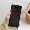 Phone Case For Samsung A15 A13 A35 A55 A51 A71 A41 A31 A21S A05 A17 A23 A25 A33 A53 A73 5G A07 4G Clear Cover Honeycomb Pattern