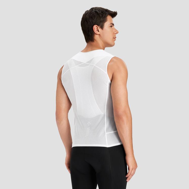 DESCENTE CYCLING Tank Top Men's White D4231CST44