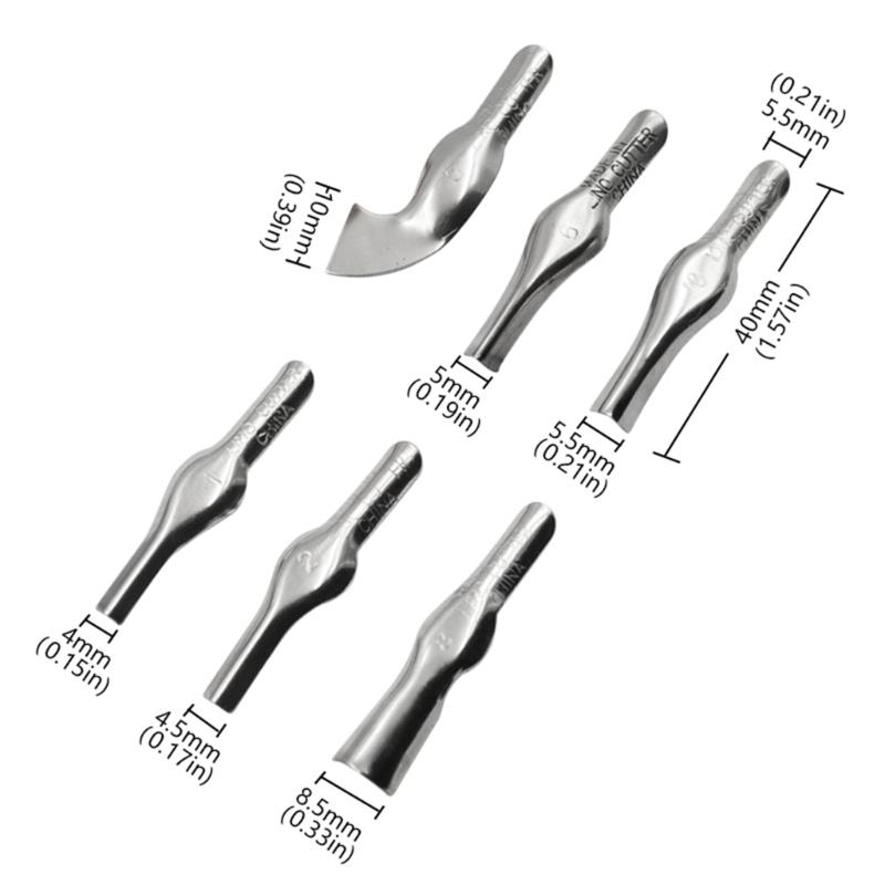 7pcsProfessional Wood Carving Chisel Knives Engraving Knife Hand Tool Set For Basic Detailed Carving Woodworkers Gouges