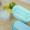 Large Ice Cube Container with Lid Convenient Ice Buckets Cup Molds Silicones Ice Lattices Storage Box for Beverages