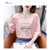 Women's Summer New High-end Ice Silk Short Sleeved T-shirt Thin, Loose, Gold Hot Stamping, Shiny Sequin Versatile Top