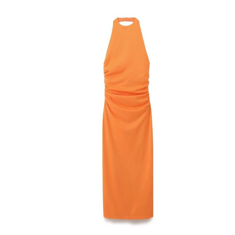 European & American Style Backless Halter Neck Dress - Summer Collection for Trendy Women