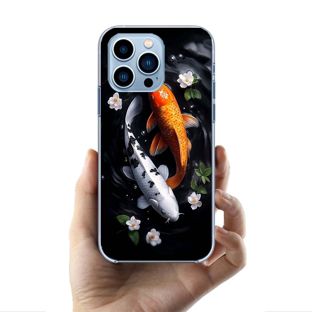 Majestic Koi Fish Cases Phone Case For Iphone 17E 16E 17 Air 16 Pro Max 15 Pro 14 Plus 11 13 12 Mini Cover Cases Compatible with