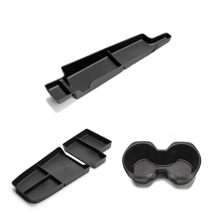 For BMW X1 U11 2023+ TPE Car Interior Organizor Storage Tray Console Cup Holder Mat Auto Accessories