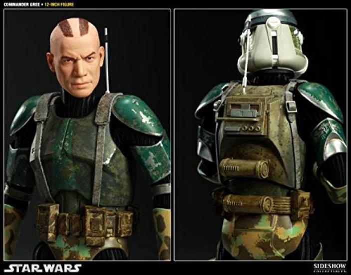Sideshow Collectibles Militaries of Star Wars 12 Inch Deluxe Action Figure Commander Gree 41st Elite Corps