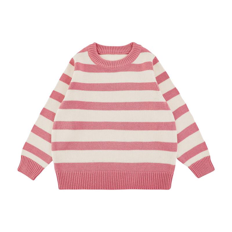 Полосатый джемпер Youyou Girls из смесовой шерсти 100