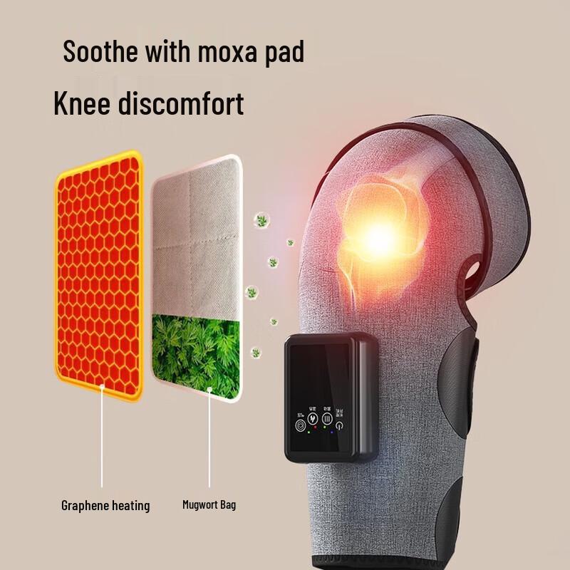 Aux Heated Knee Massager with Vibration CN Plug (adapter Included)